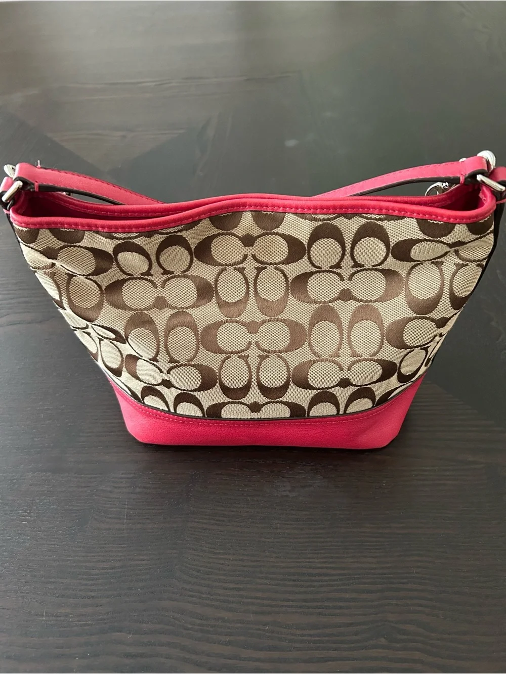 VTG COACH SIGNATURE CANVAS AND LEATHER - Picture 2 of 7
